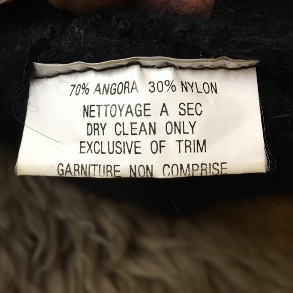 Vintage 1990s Malea for Beker Fashions black angora sweater - size M/L - Picture 5 of 10